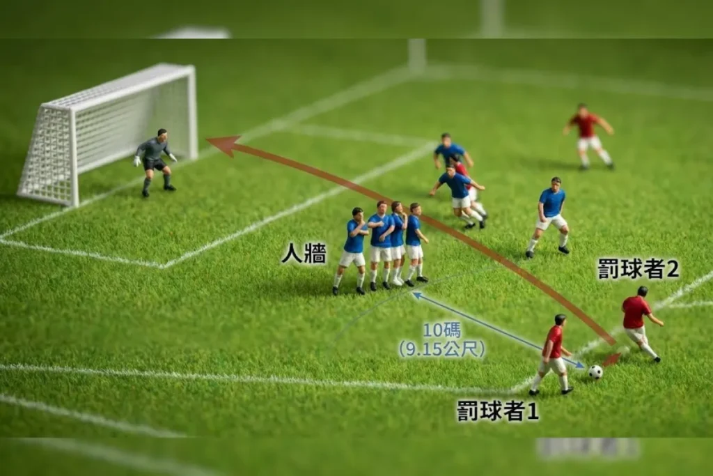 足球罰球規則:間接自由球(Indirect Free Kick)